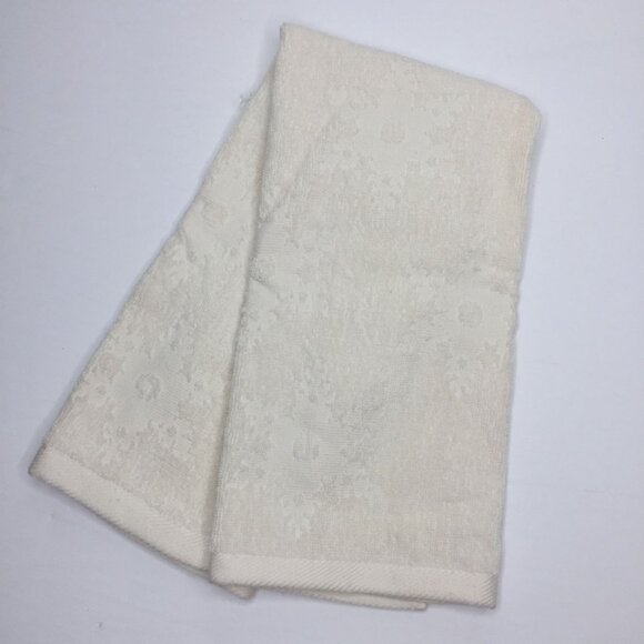 Christmas Towel Kitchen Bathroom Embroidered Snowflake Star Flower - Picture 3 of 10